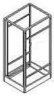 48"H x 24"D Frame -Useable Space:(23U) 40"H x 20"D
