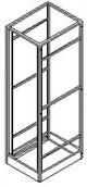 72"H x 24"D Frame -Useable Space:(37U) 64"H x 20"D